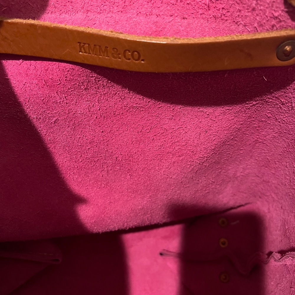 KMM & Co Pink leather tote - Picture 5 of 12